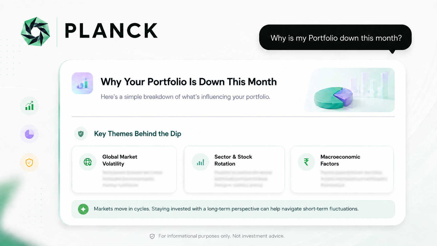 PLANCK dashboard preview